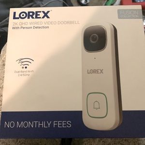 Lorex 2k qhd wired video doorbell